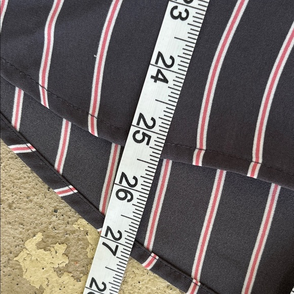 Like new Maurices gray and Pink Striped Blouse - Picture 9 of 11